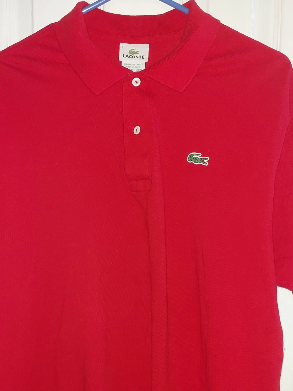 Lacoste Red Classic Piqué Polo